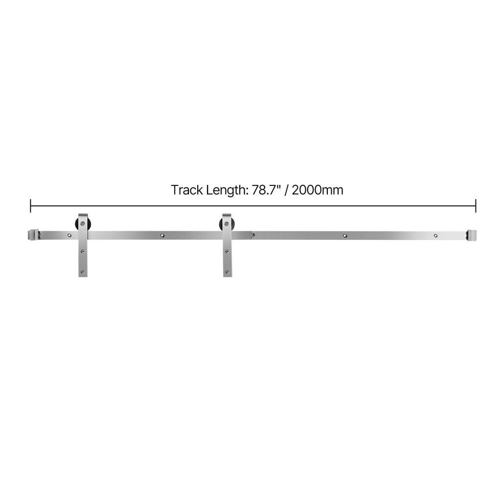 Sliding Barn Door Hardware Kit, Weight Capacity, Compatible with 36 to 40 Width
