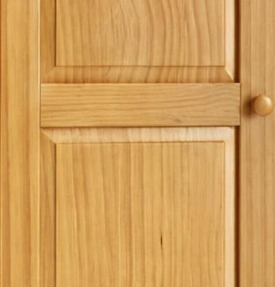 67 Pinewood Kitchen Pantry Storage Cabinet Freestanding with Doors And Shelves for