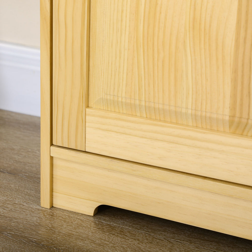 Freestanding Pantry Cabinet with Flexible Hidden Storage