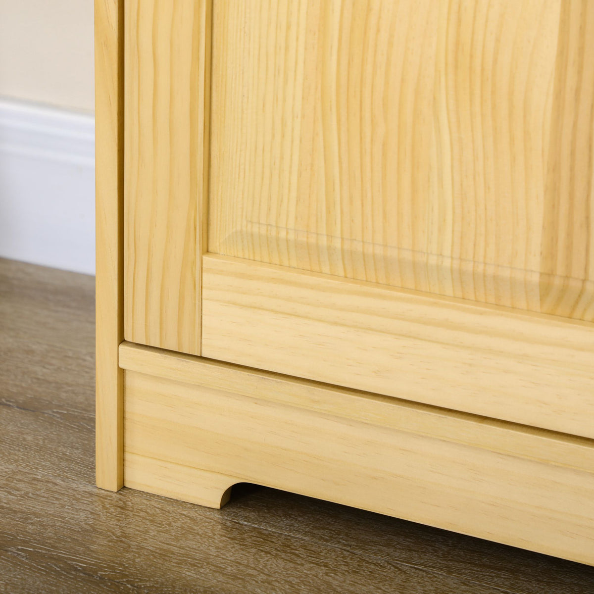 Freestanding Pantry Cabinet with Flexible Hidden Storage