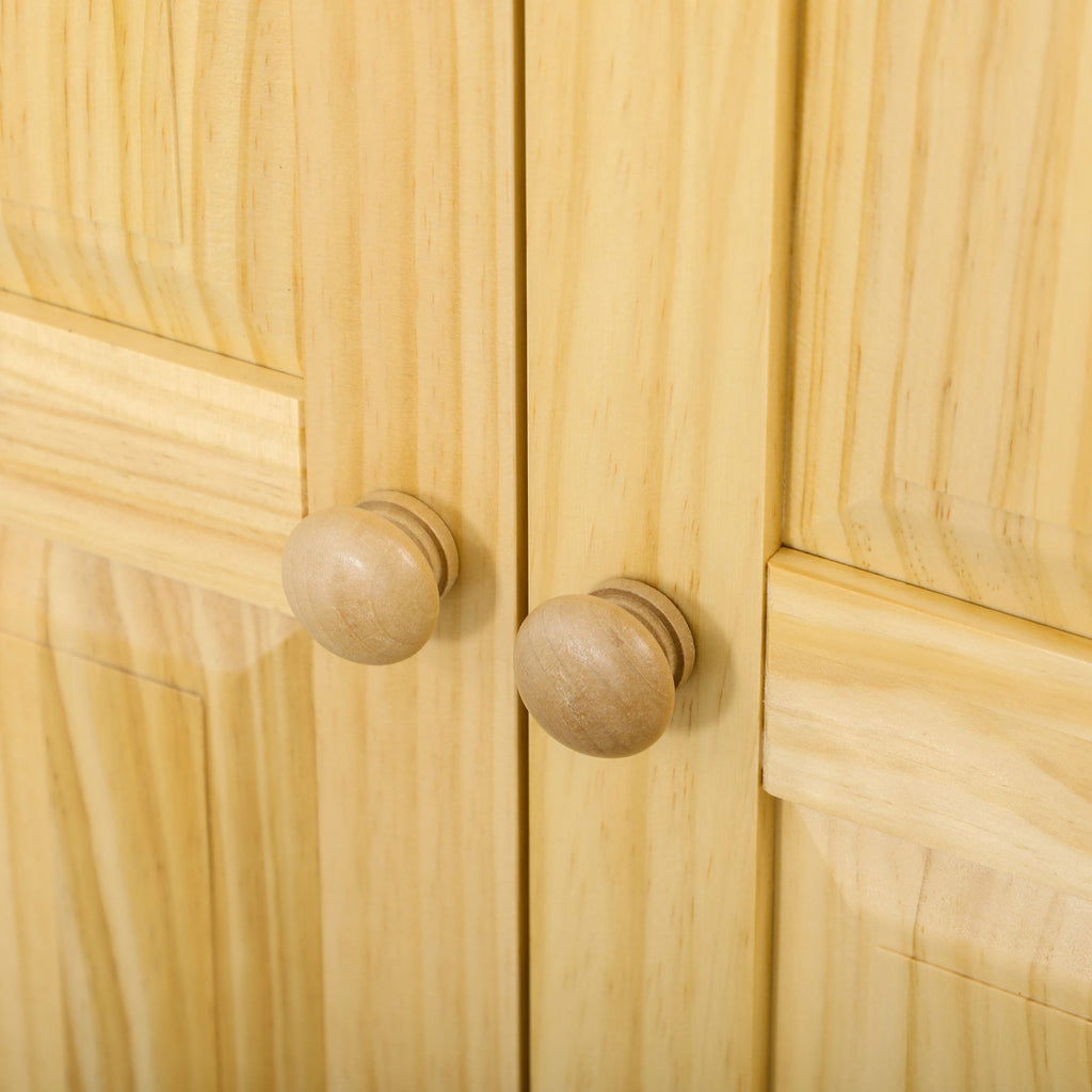 Freestanding Pantry Cabinet with Flexible Hidden Storage