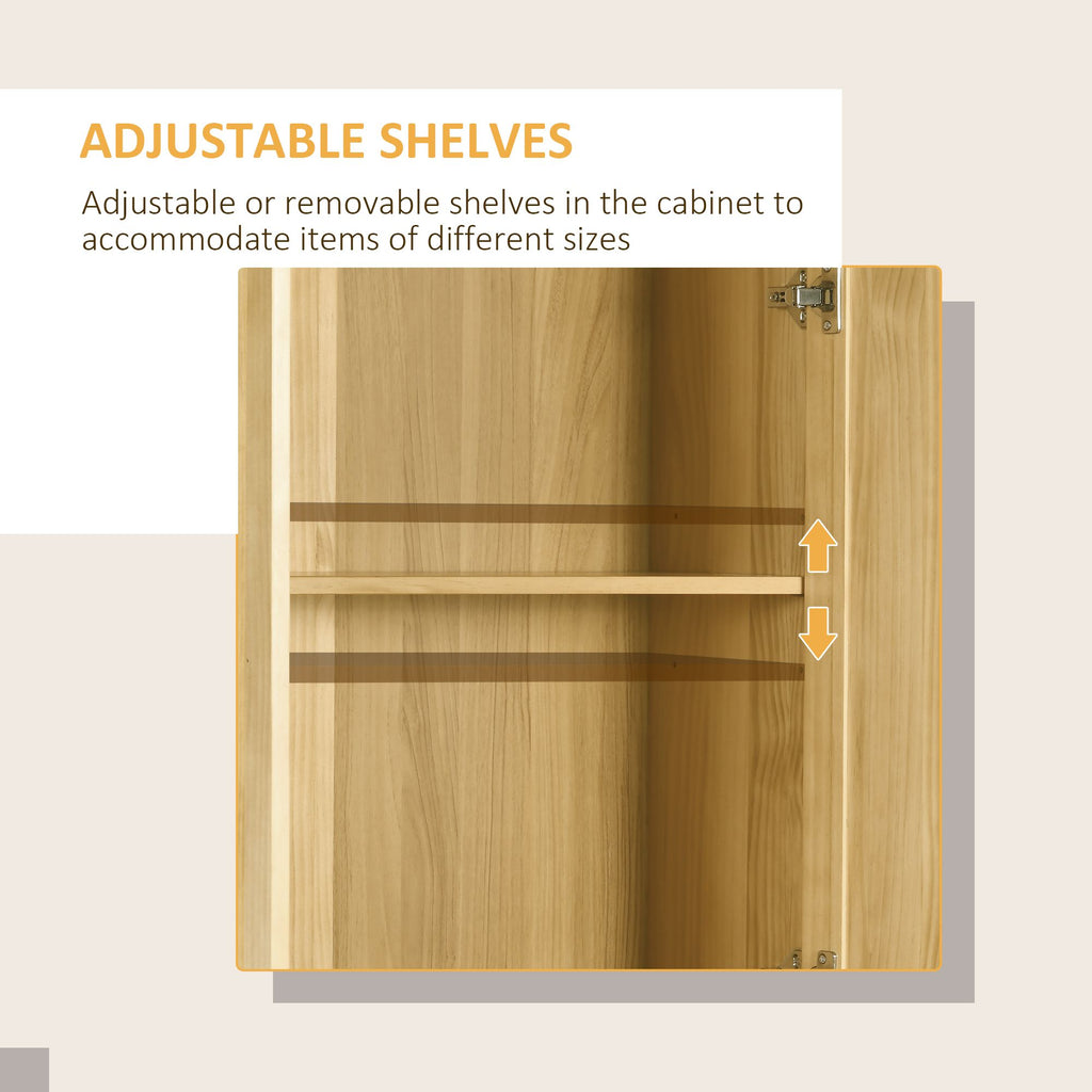 Freestanding Pantry Cabinet with Flexible Hidden Storage