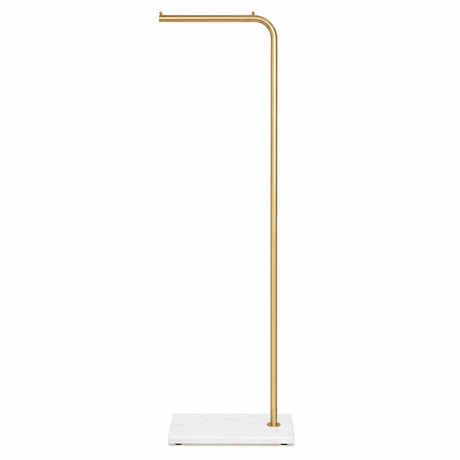 Coat Rack Stand, Golden Metal Freestanding practical Clothes Rack with ceramic