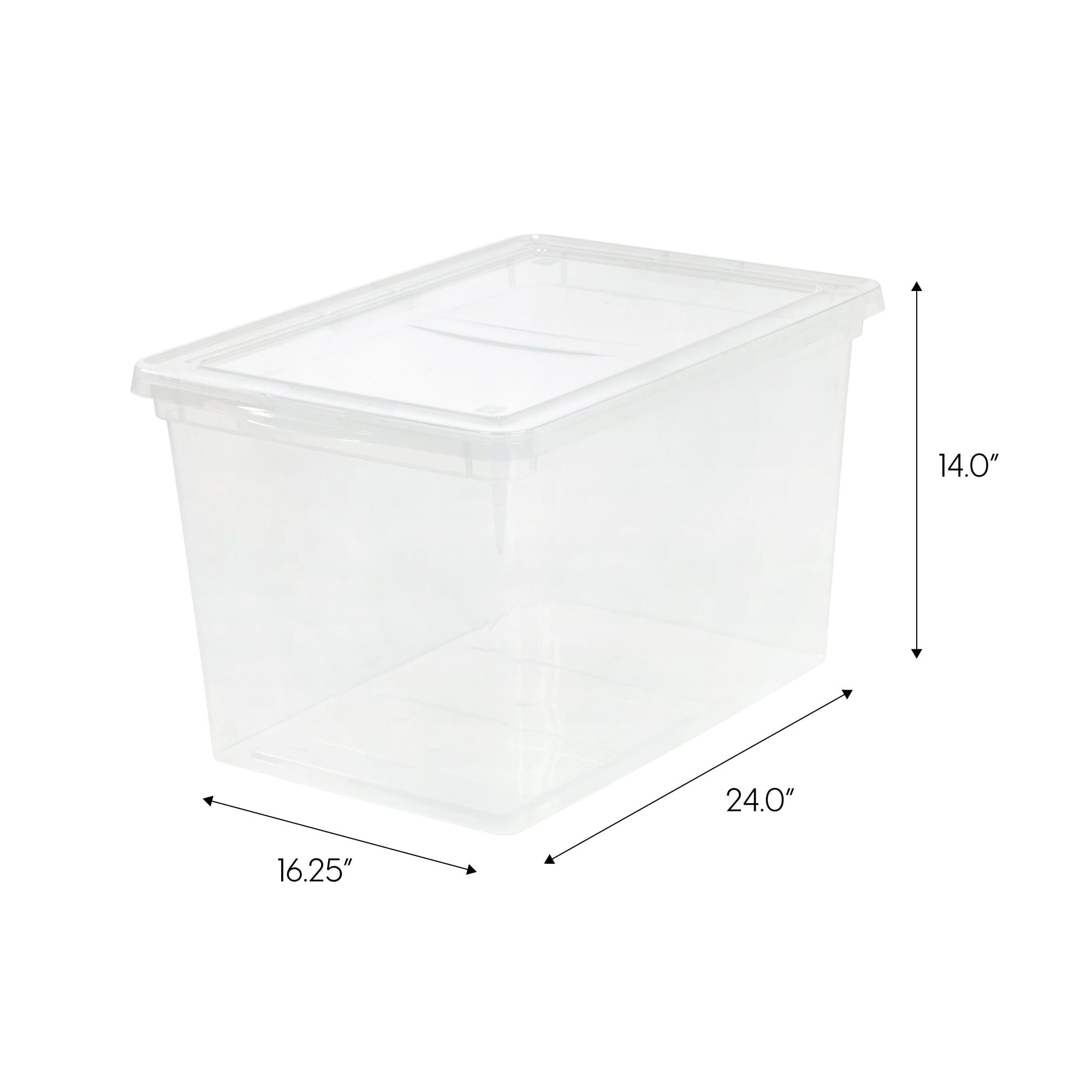 68 Quart Clear Storage Box