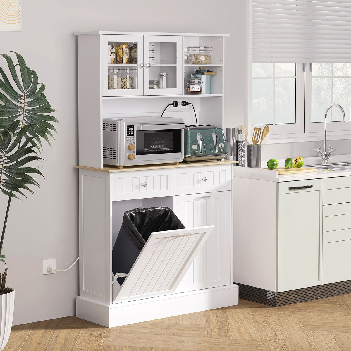 A Pantry Cabinet That Stores, Sorts, and Powers