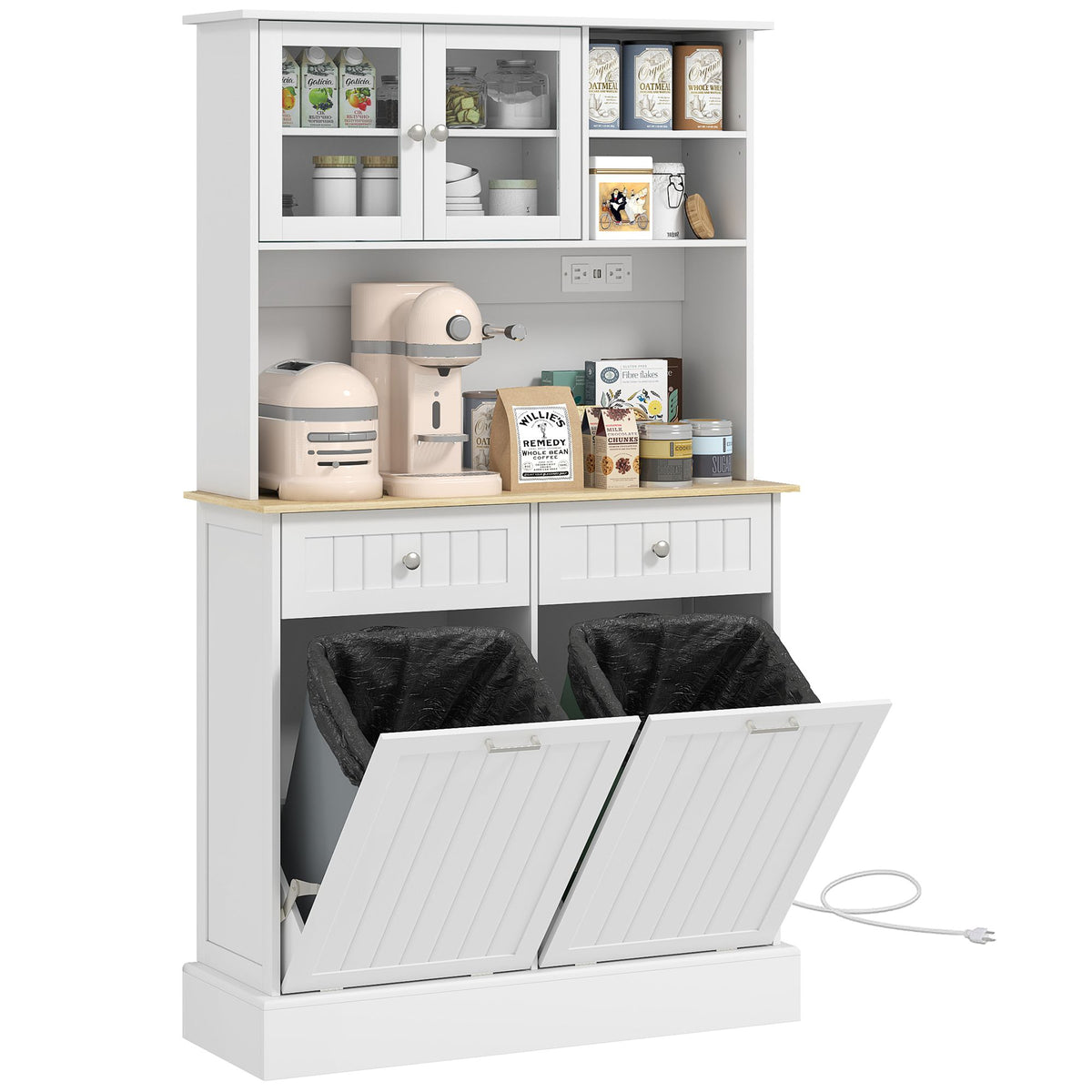 A Pantry Cabinet That Stores, Sorts, and Powers