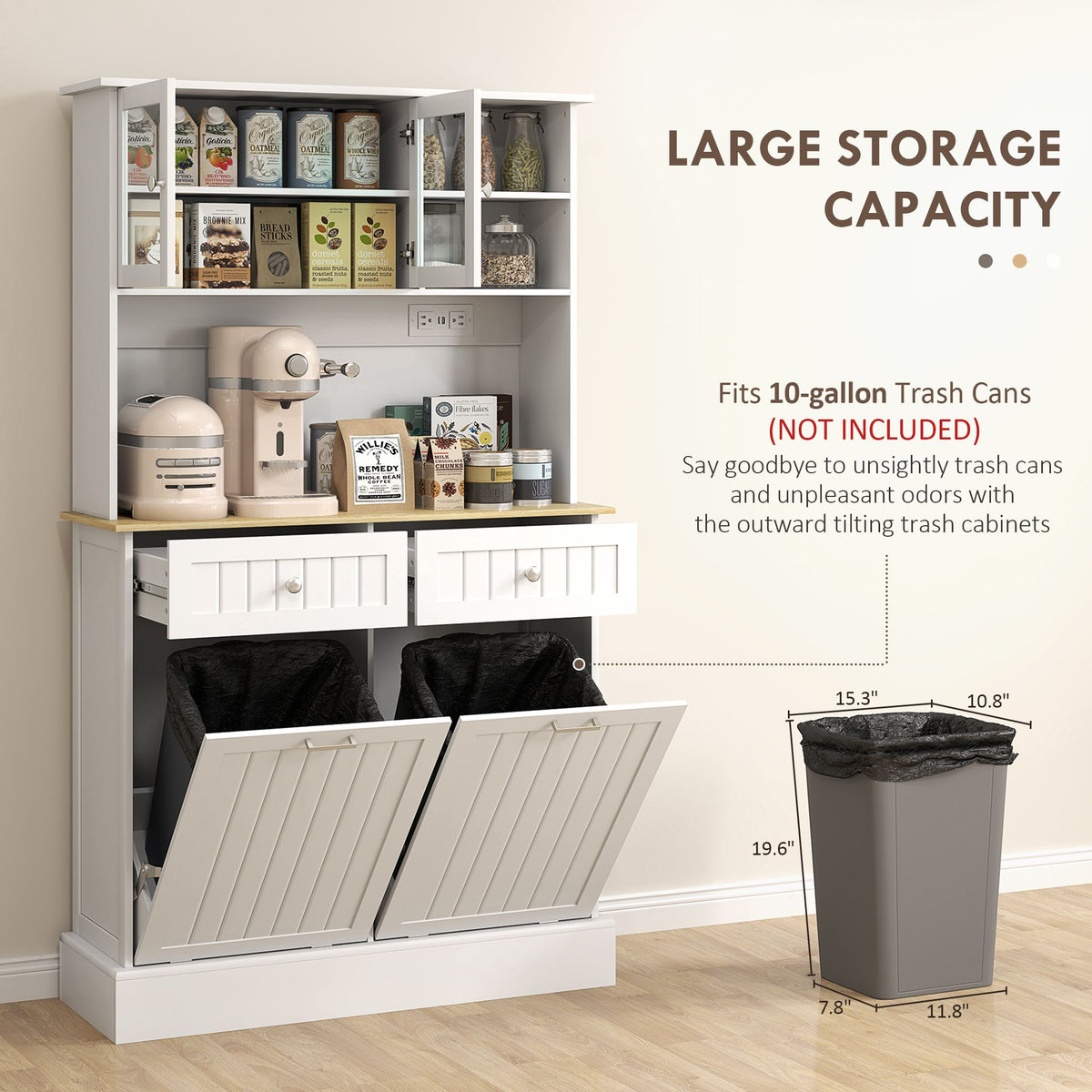 A Pantry Cabinet That Stores, Sorts, and Powers