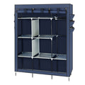 Assembled Wardrobe for Efficient Home Organization - Blue