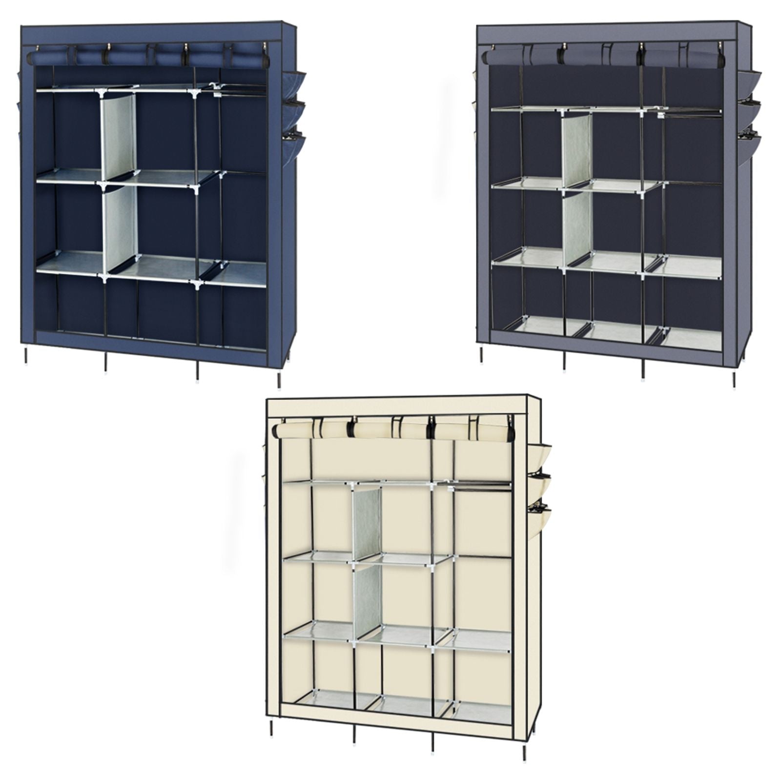 Assembled Wardrobe for Efficient Home Organization