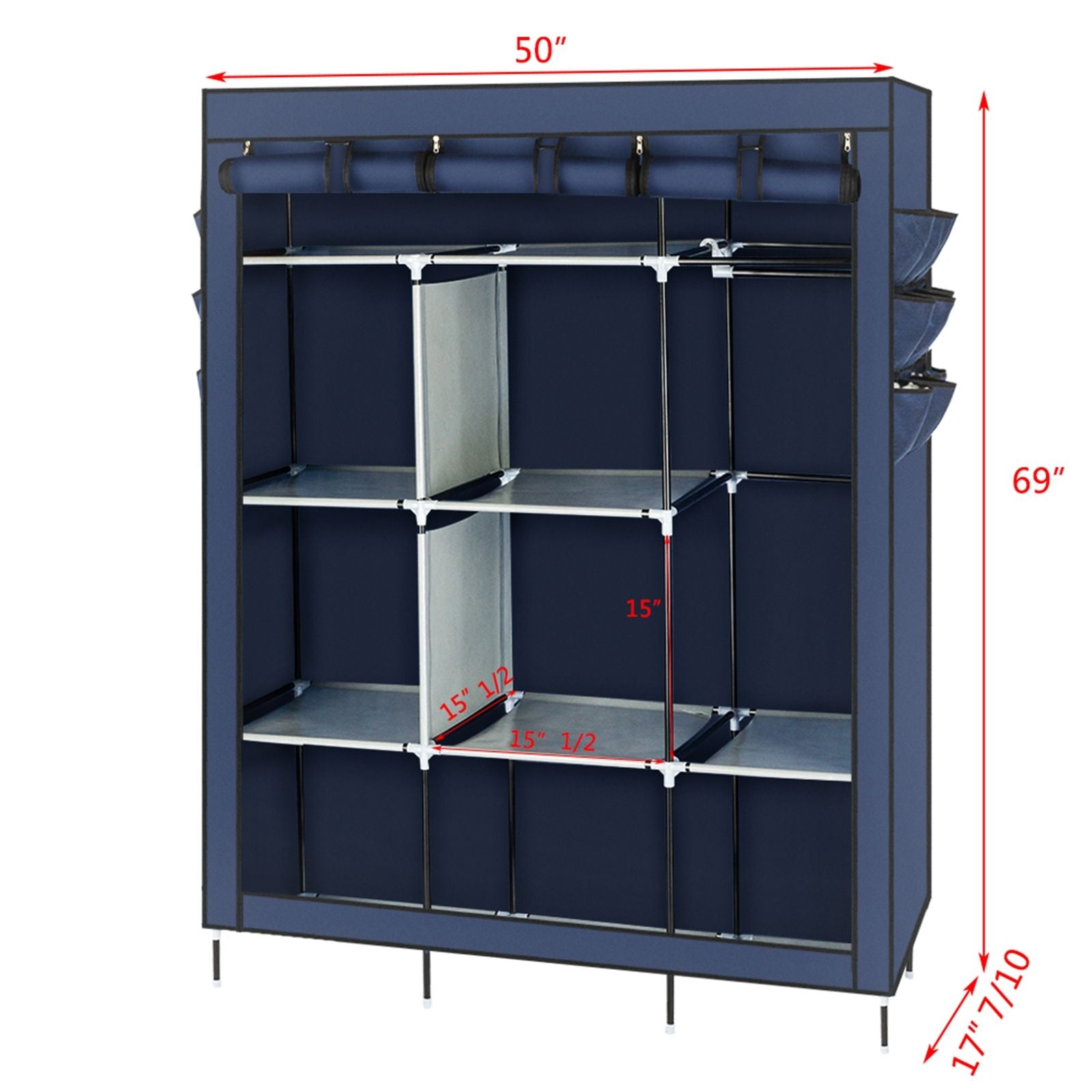 Assembled Wardrobe for Efficient Home Organization
