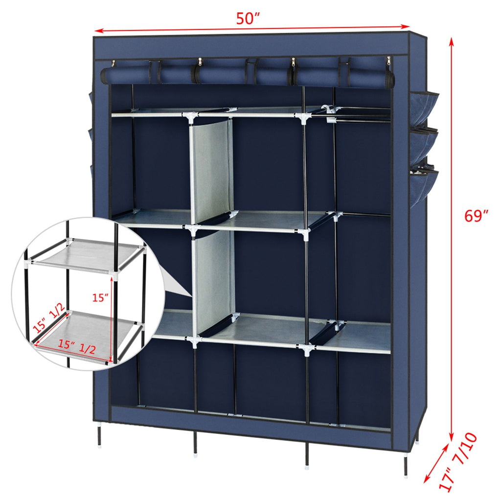 Assembled Wardrobe for Efficient Home Organization
