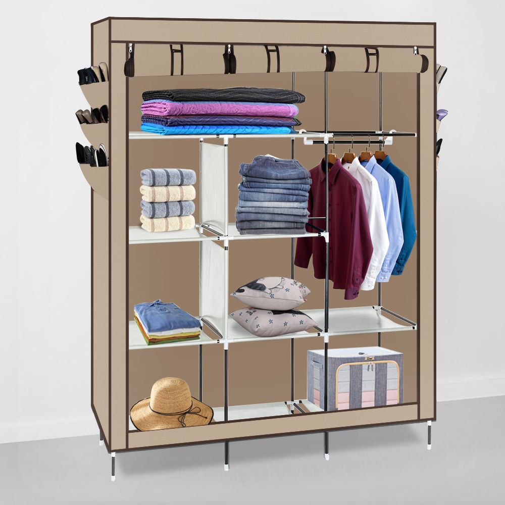 Assembled Wardrobe for Efficient Home Organization