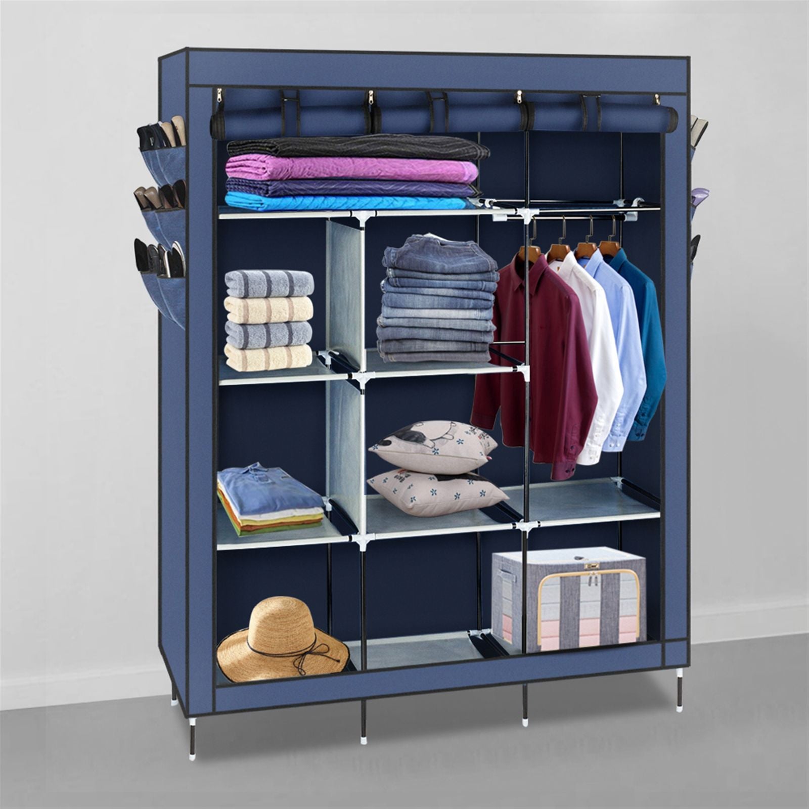 Assembled Wardrobe for Efficient Home Organization