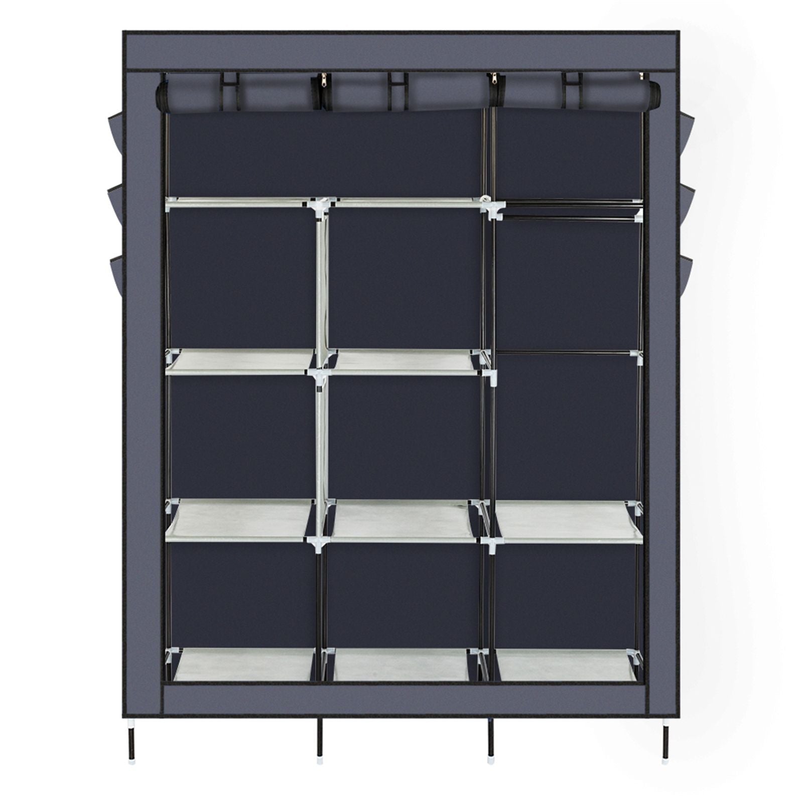 Organize Clothes Quickly with Compact Wardrobe
