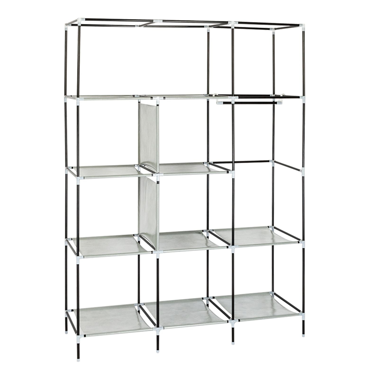 Organize Clothes Quickly with Compact Wardrobe