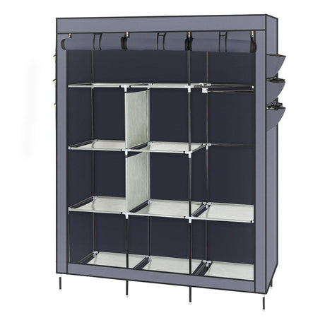 Organize Clothes Quickly with Compact Wardrobe