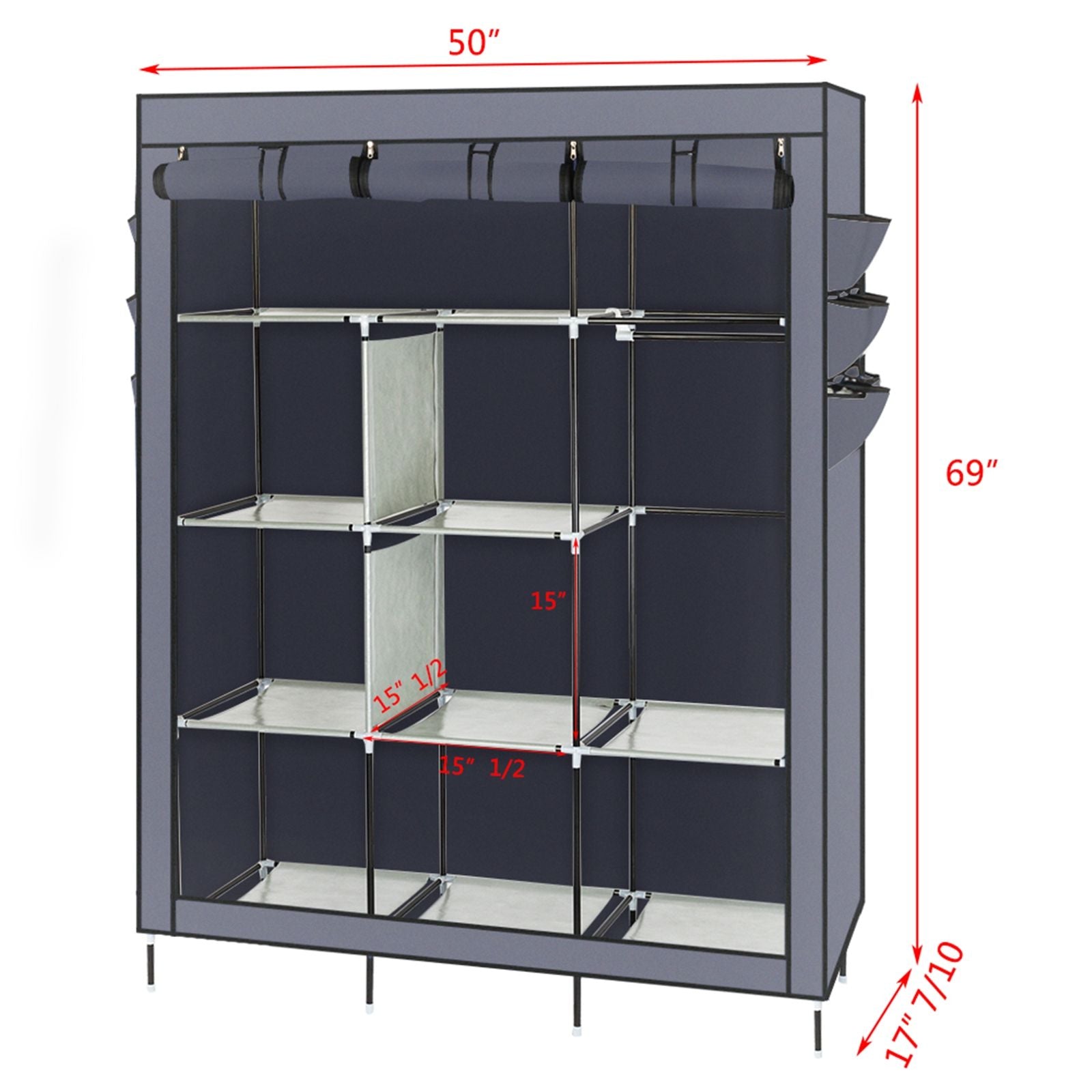 Organize Clothes Quickly with Compact Wardrobe