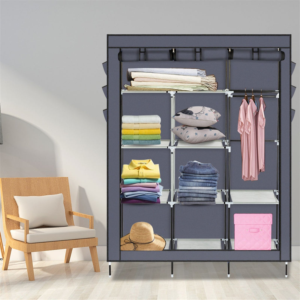 Organize Clothes Quickly with Compact Wardrobe