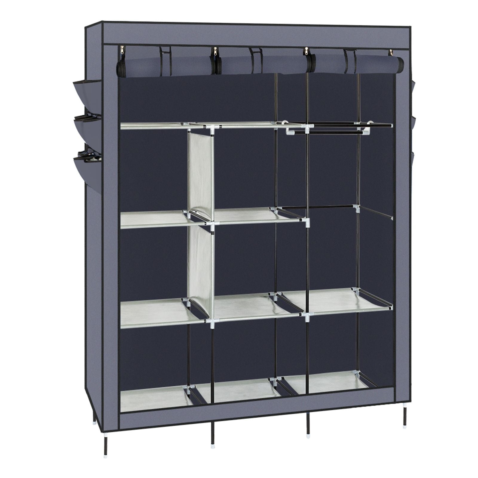Organize Clothes Quickly with Compact Wardrobe