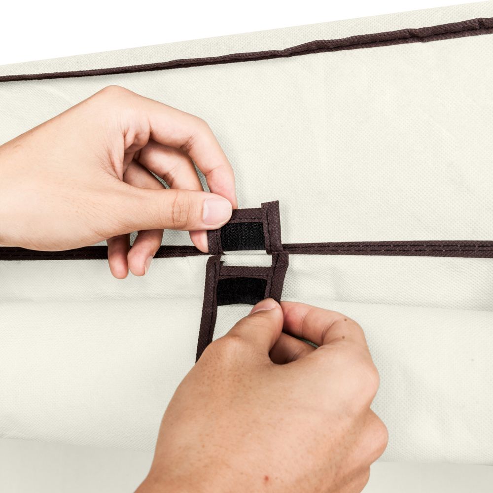 Portable Clothes Closet Organizer with Hanging Rod and Shelves