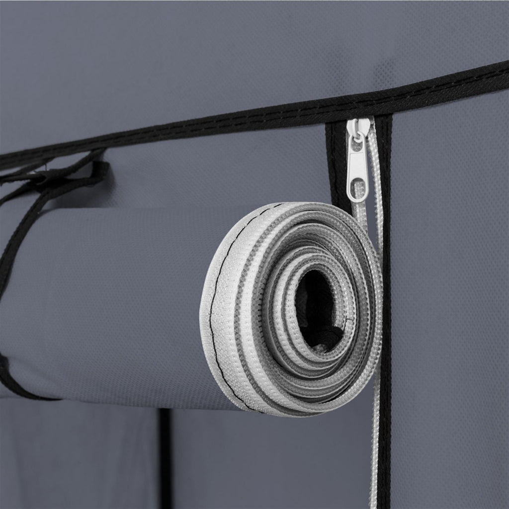 69" Portable Clothes Closet Wardrobe Storage Organizer with Non-Woven Fabric Quick and Easy to Assem