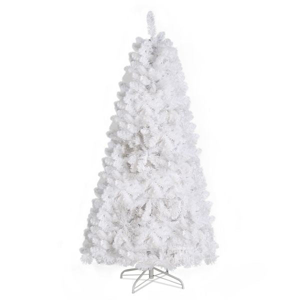 White Hanging-Branch Christmas Tree with Remote Lights