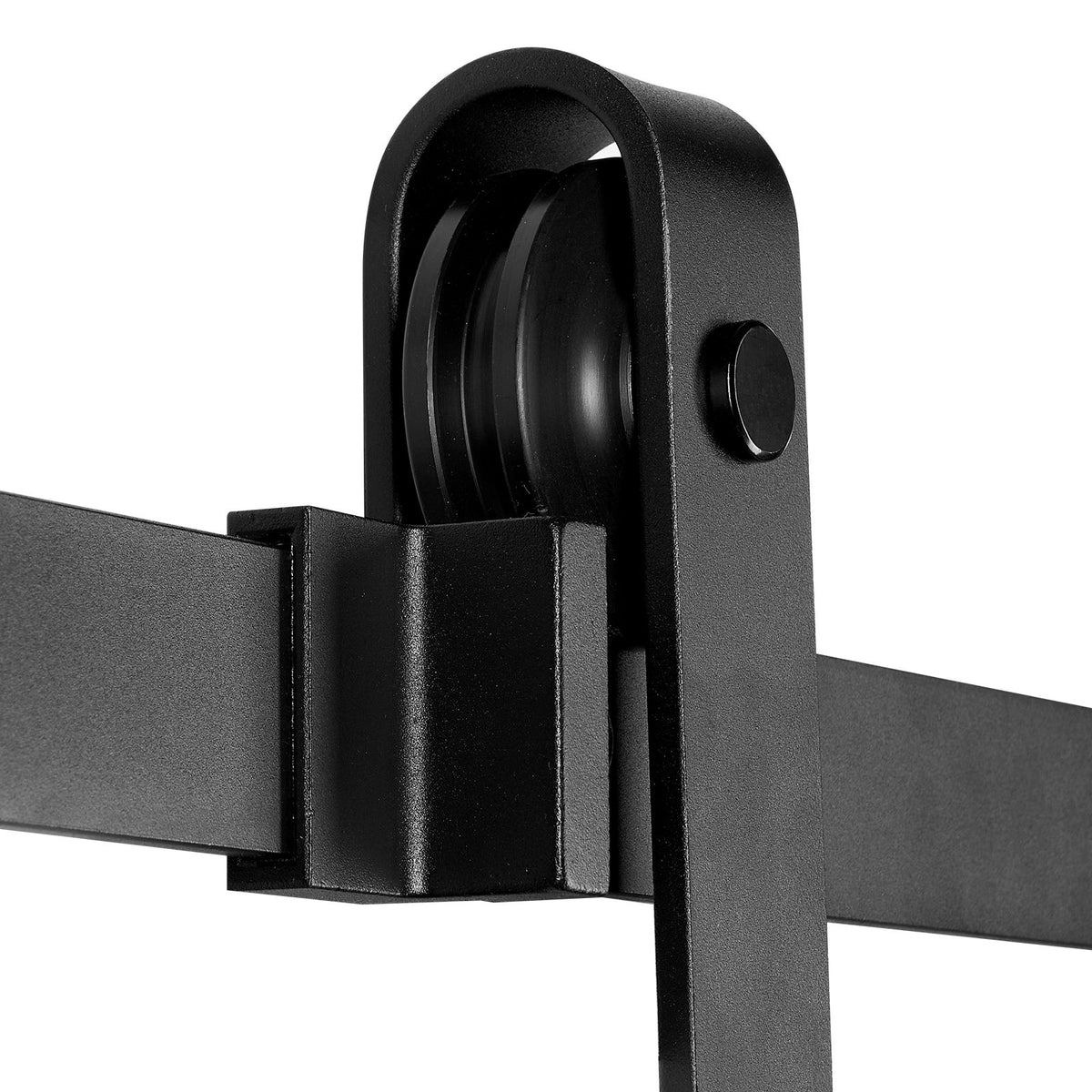 Modern Sliding Barn Door Hardware with J-Shape Rollers