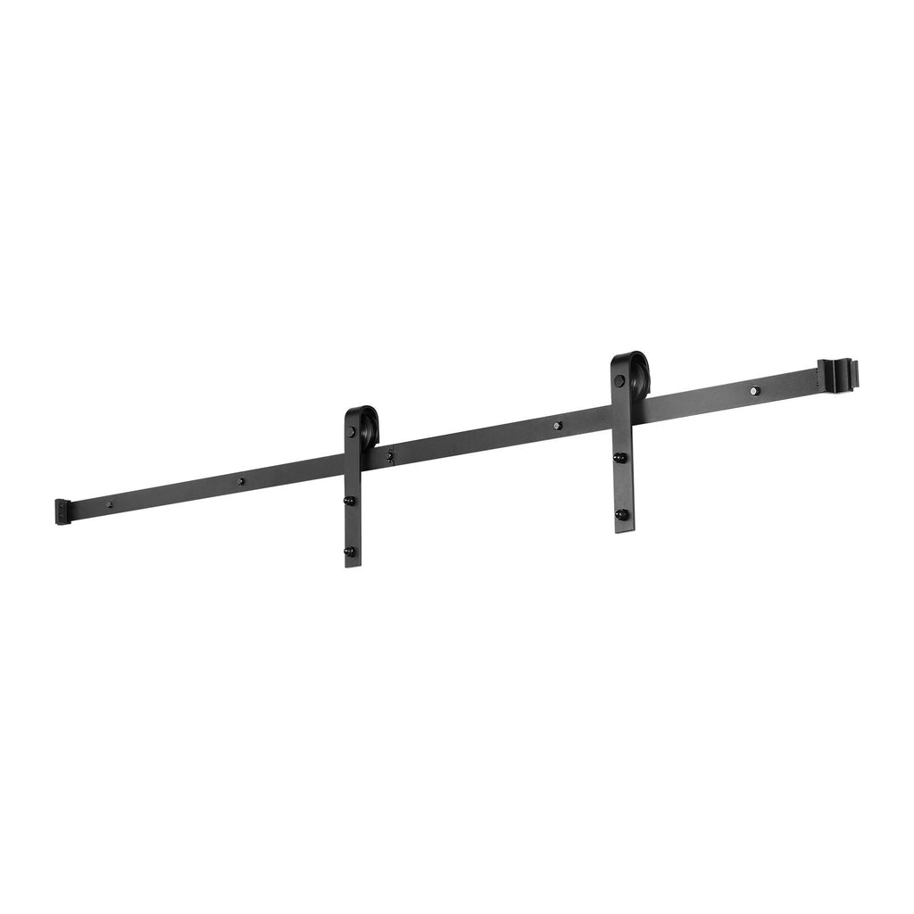 Modern Sliding Barn Door Hardware with J-Shape Rollers