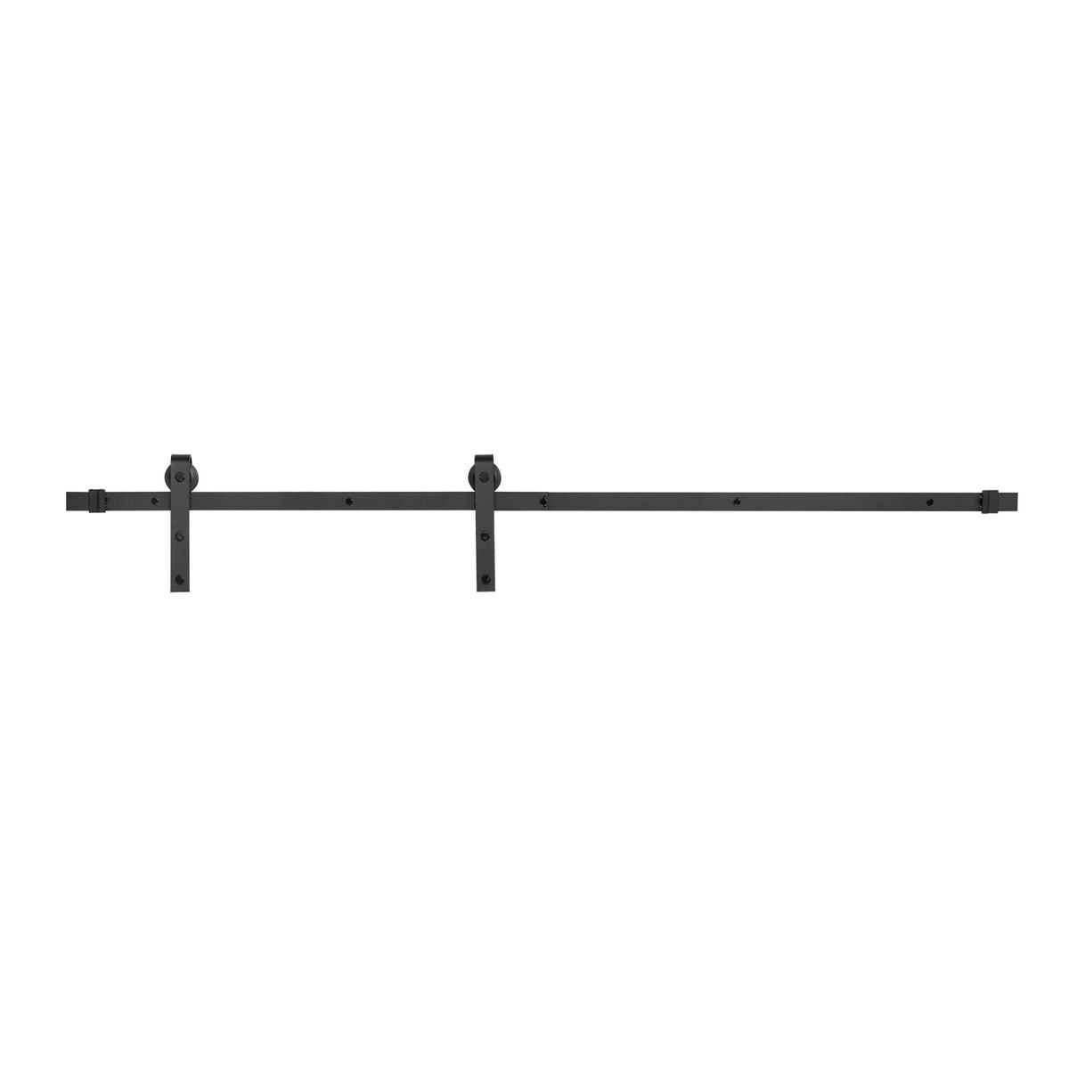 Modern Sliding Barn Door Hardware with J-Shape Rollers