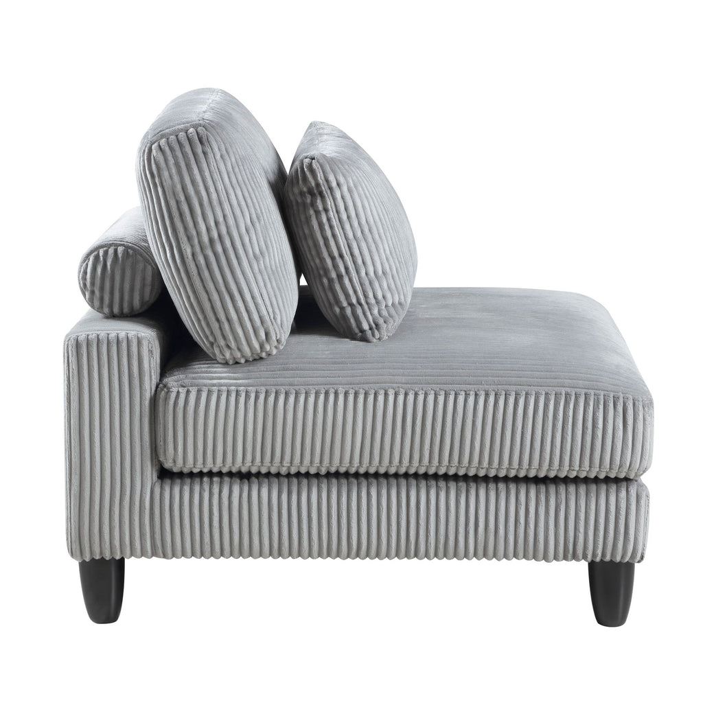 6-Piece Modular Sectional Set with Reversible Cushions and Pillows