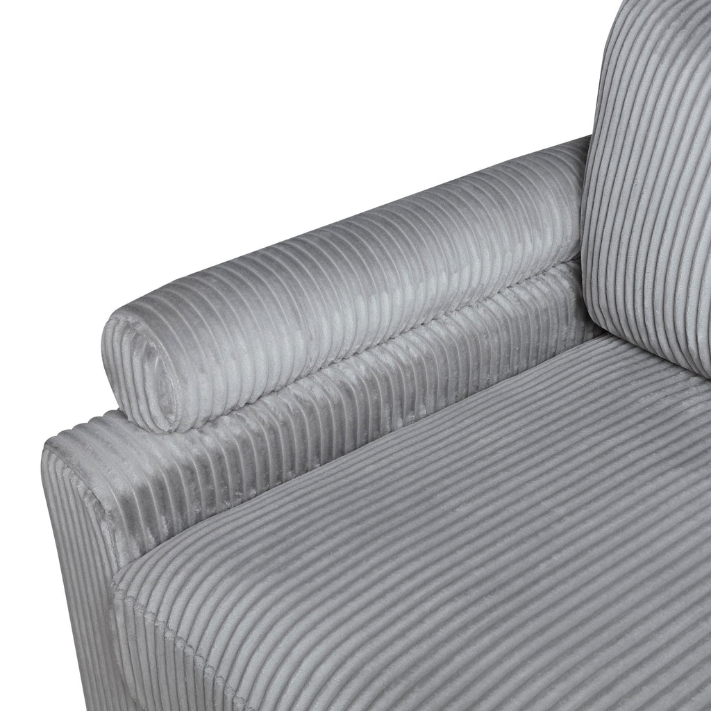6-Piece Modular Sectional Set with Reversible Cushions and Pillows