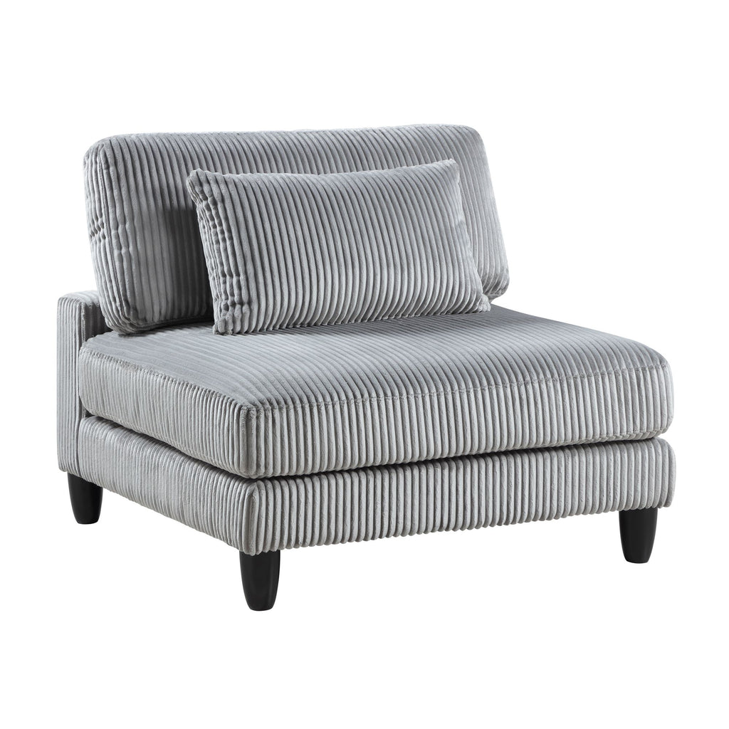 6-Piece Modular Sectional Set with Reversible Cushions and Pillows