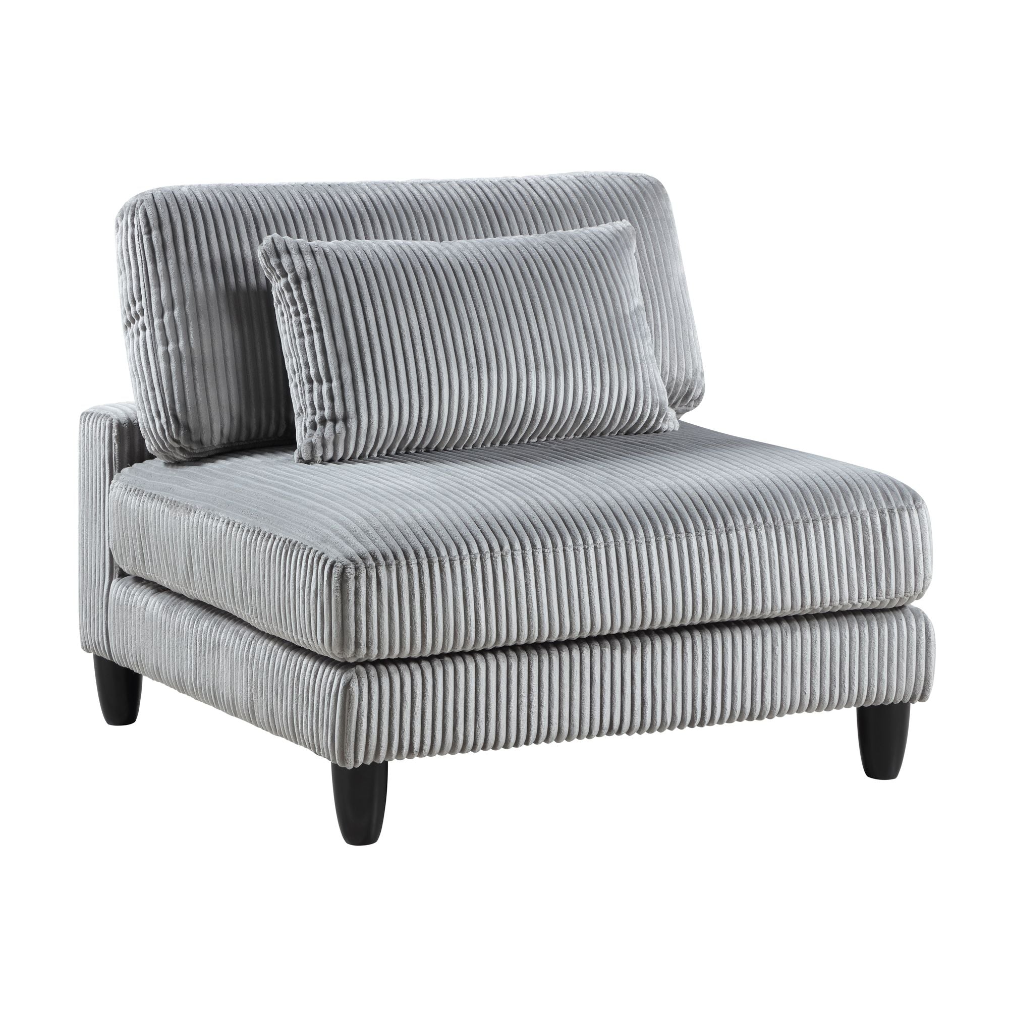 6-Piece Modular Sectional Set with Reversible Cushions and Pillows