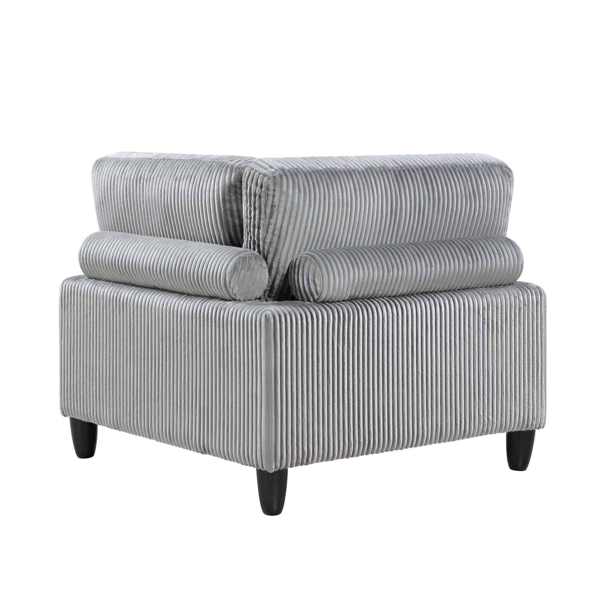 6-Piece Modular Sectional Set with Reversible Cushions and Pillows