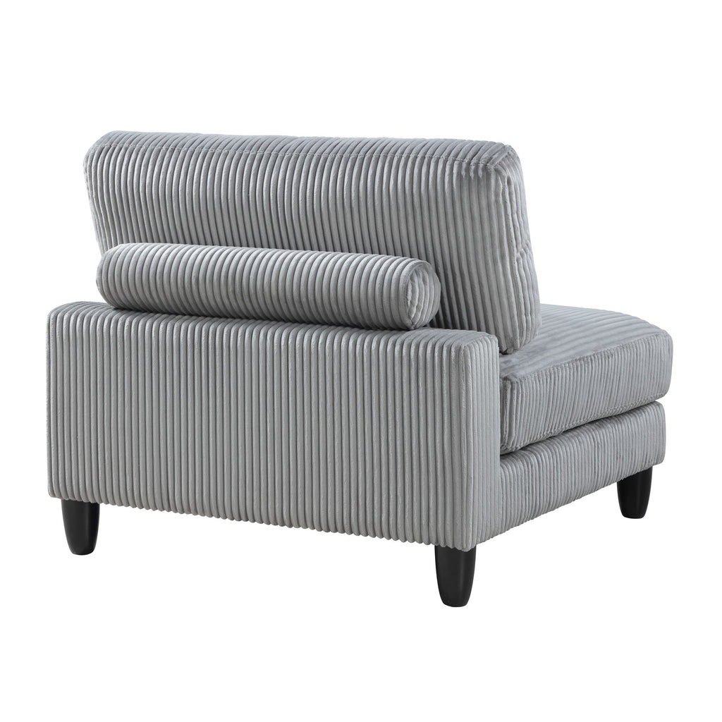 6-Piece Modular Sectional Set with Reversible Cushions and Pillows