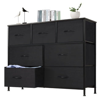 Wide Drawer Dresser and Versatile Storage Tower