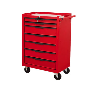 7-Drawer Rolling Tool Chest Cabinet with Secure Locking System