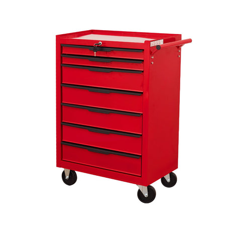 7-Drawer Rolling Tool Chest Cabinet with Secure Locking System