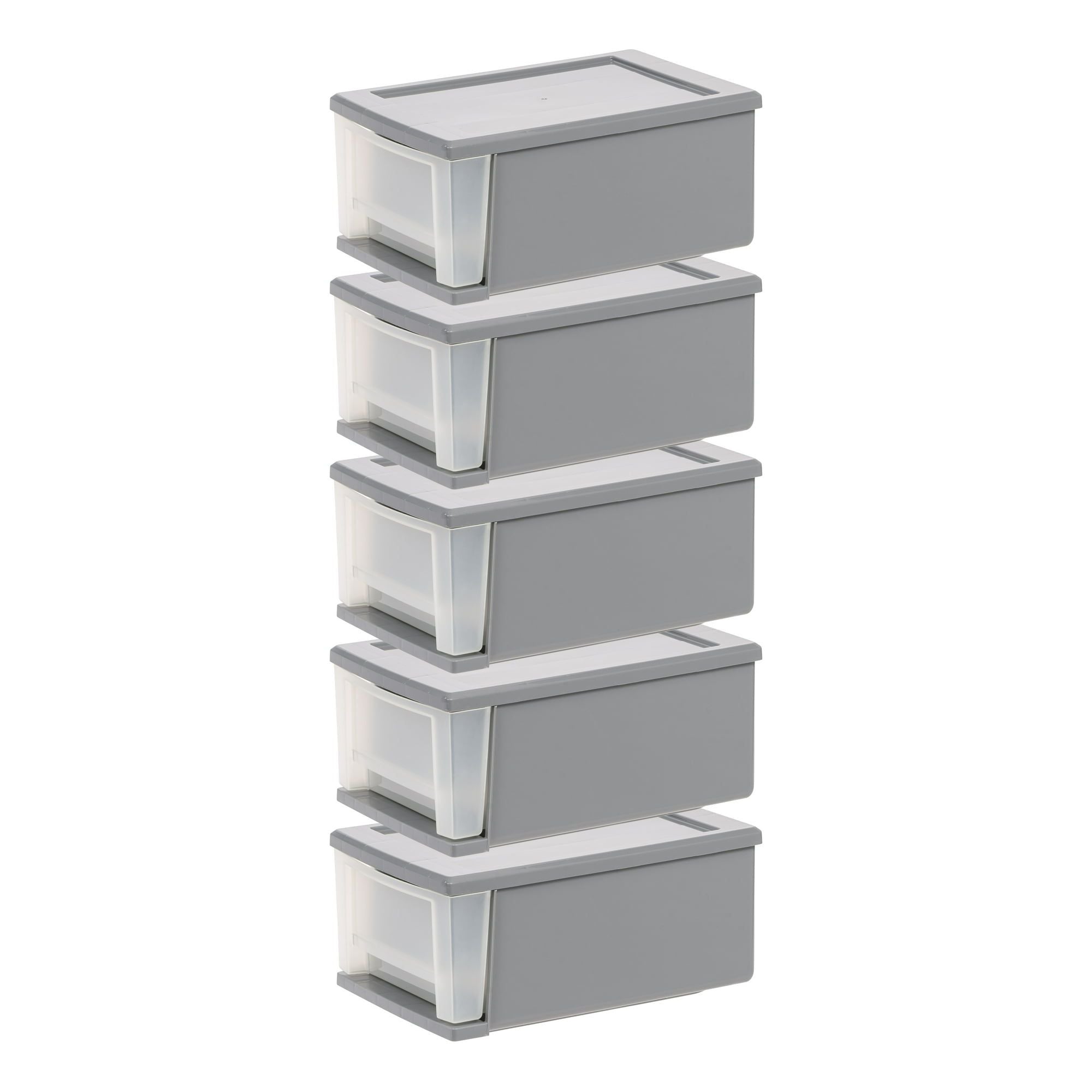 Stackable Under Bed Storage Drawers – Modular 5-Pack
