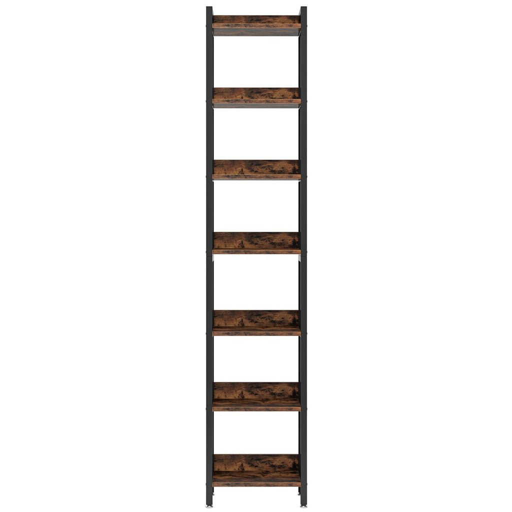 Space-Saving 7-Tier Corner Shelf with Diamond Pattern