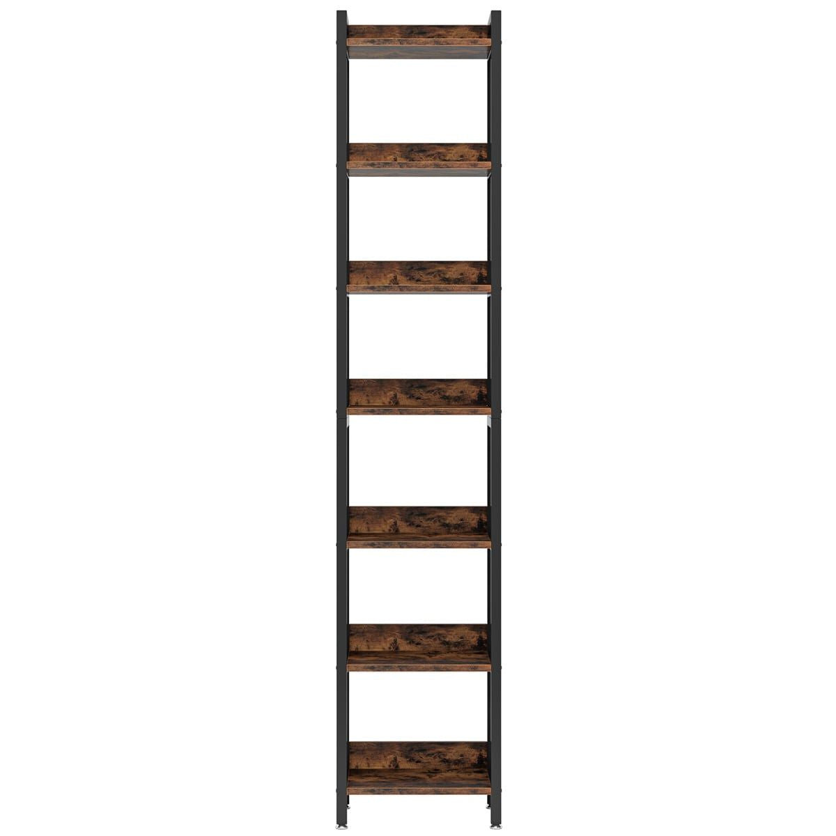 Space-Saving 7-Tier Corner Shelf with Diamond Pattern