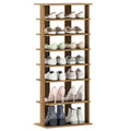 7-Tier Double-Row Shoe Rack with Adjustable Shelves - Keep Your Entryway Organized