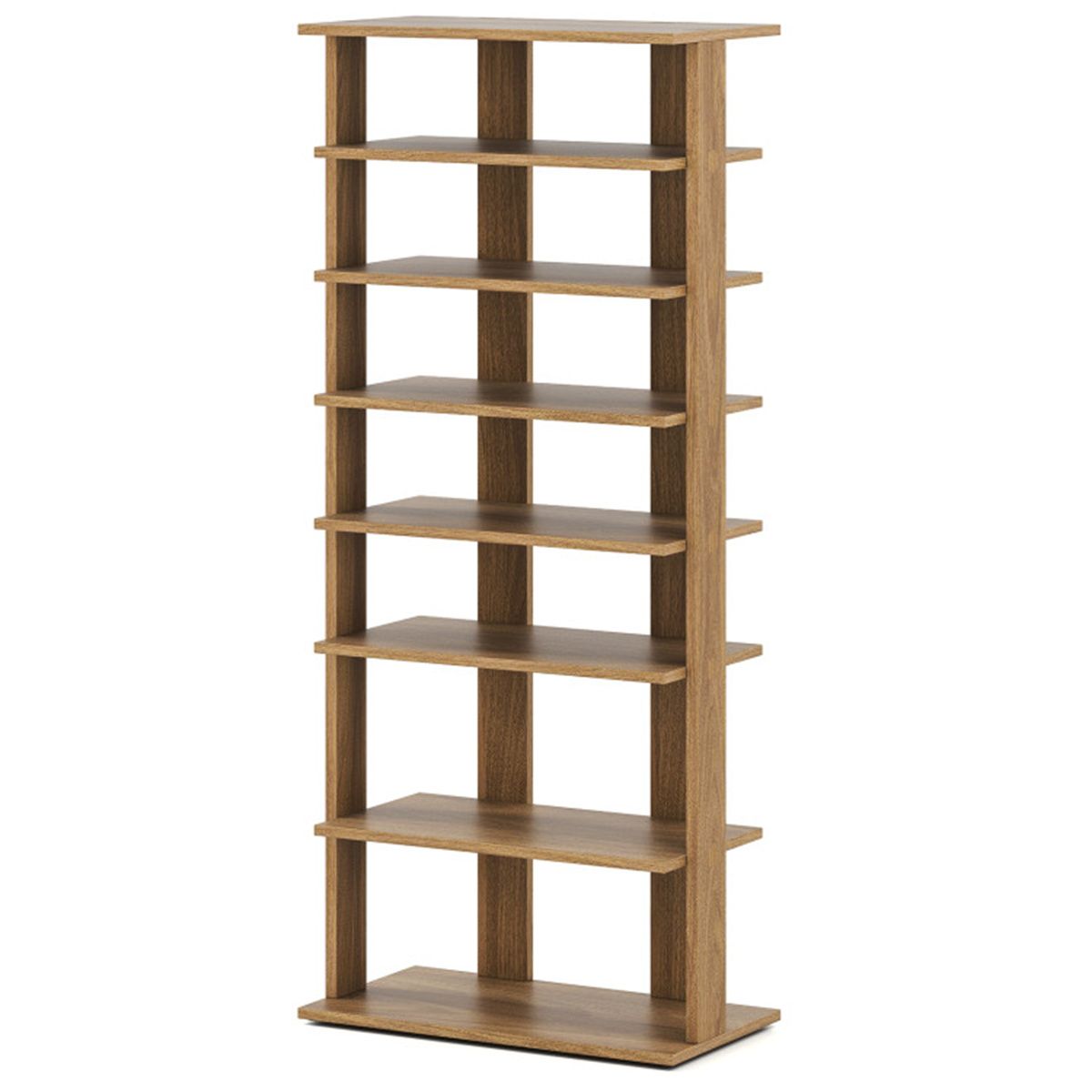 7-Tier Double-Row Shoe Rack with Adjustable Shelves - Keep Your Entryway Organized