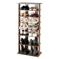 7-Tier Double-Row Shoe Rack with Adjustable Shelves for Entryway Organization