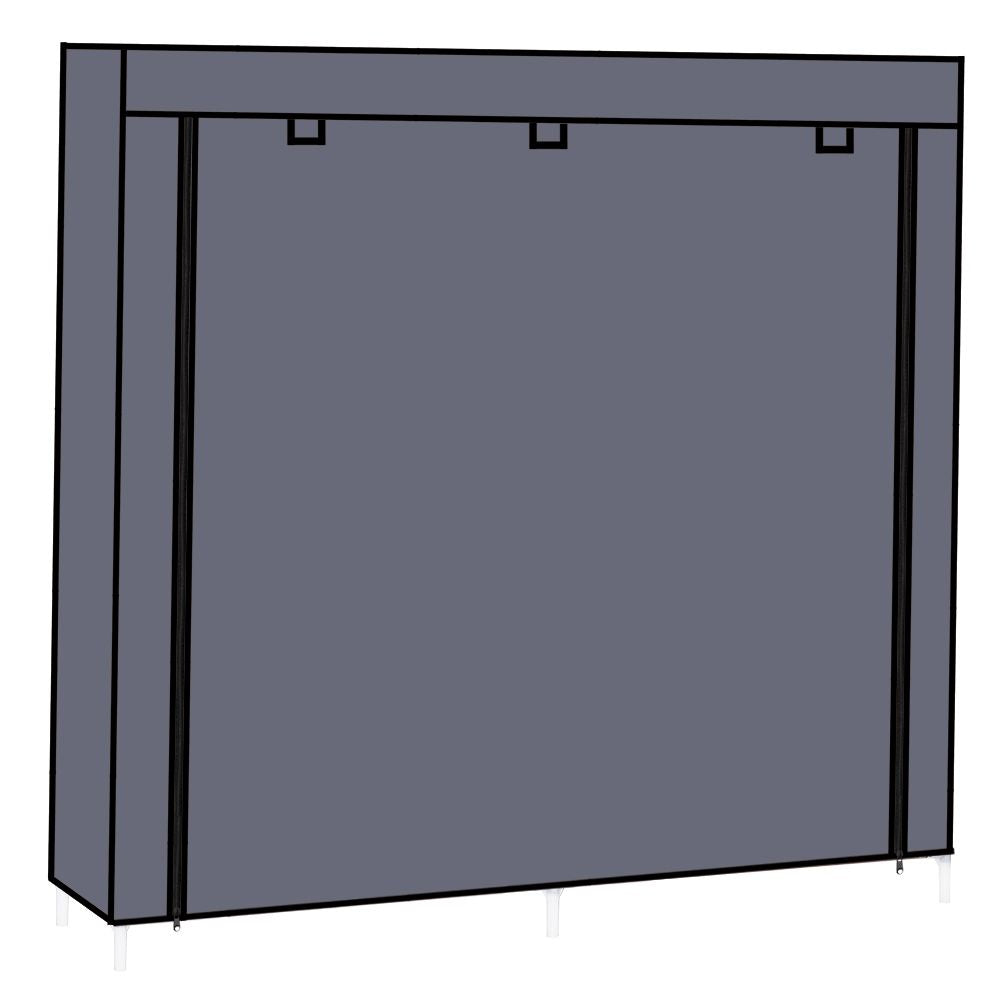 7-Tier Shoe Rack with Zippered Cover for Closet Organization