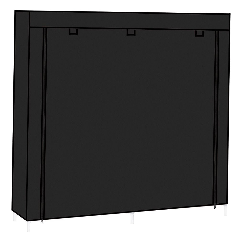 7-Tier Shoe Rack with Zippered Cover for Closet Organization