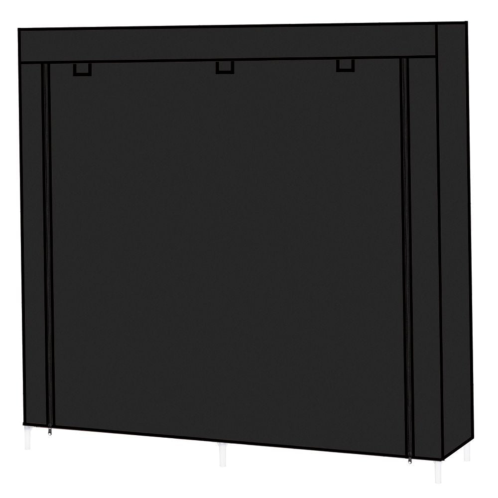 7-Tier Shoe Rack with Zippered Cover for Closet Organization