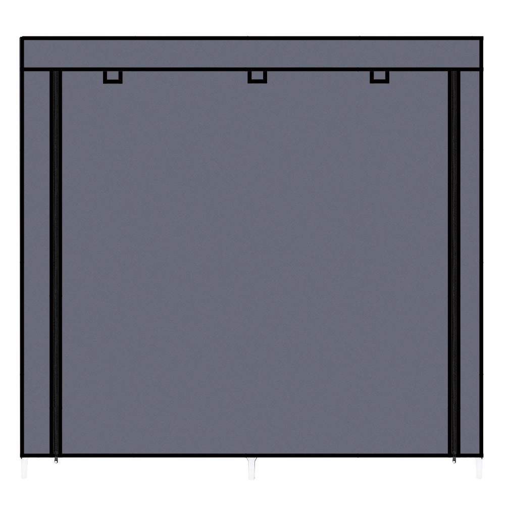 7-Tier Shoe Rack with Zippered Cover for Closet Organization