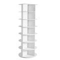 7-Tier Rotating Shoe Rack Tower with 360° Spinning Base