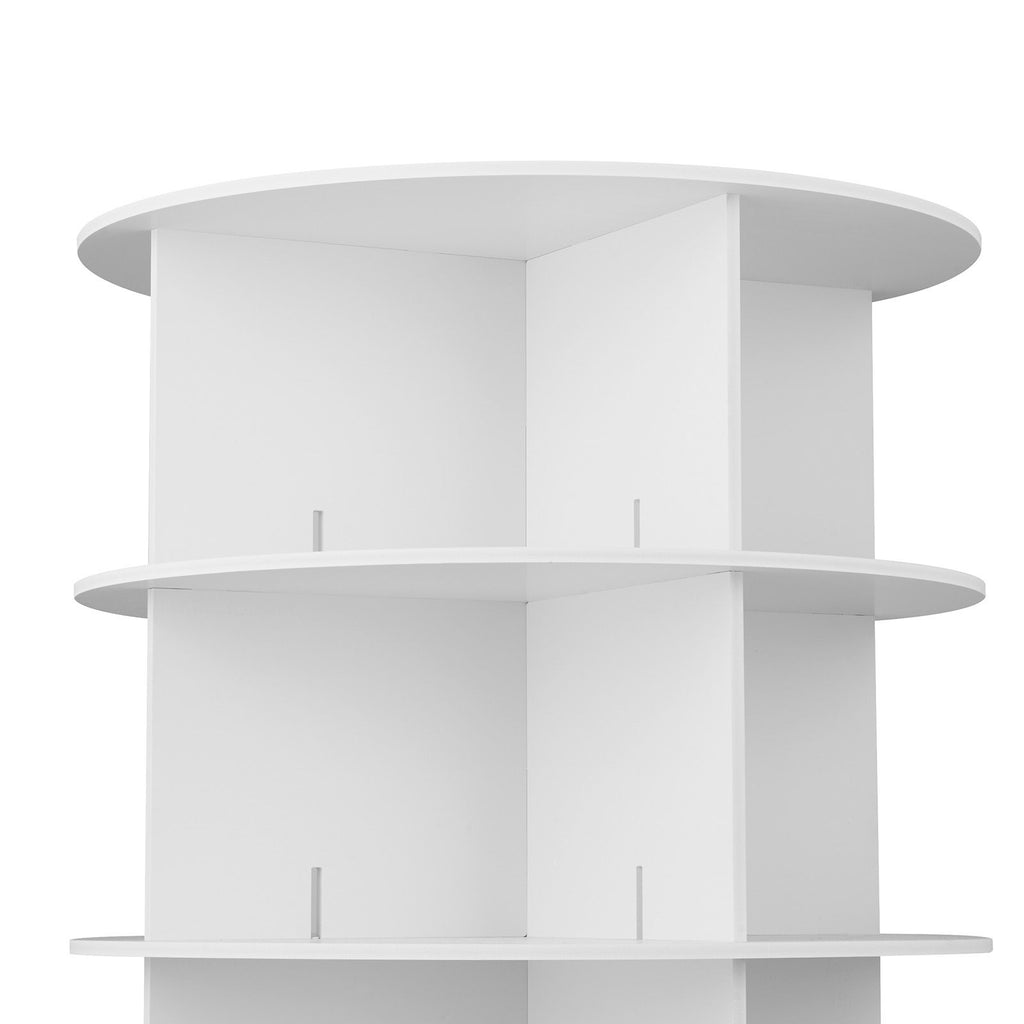 7-Tier Rotating Shoe Rack Tower with 360° Spinning Base